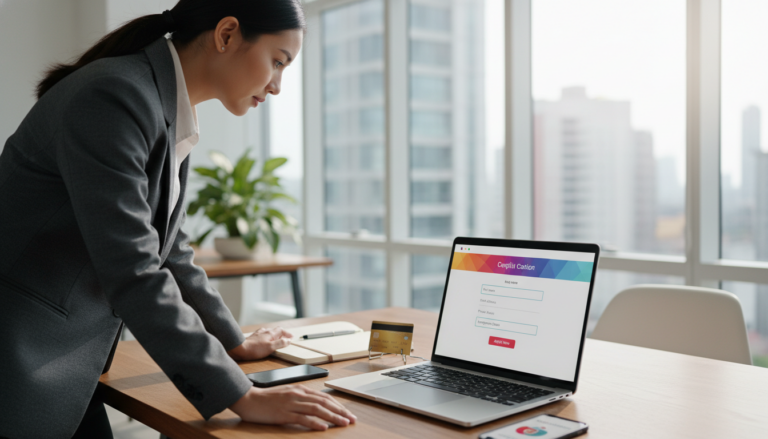 online credit card process