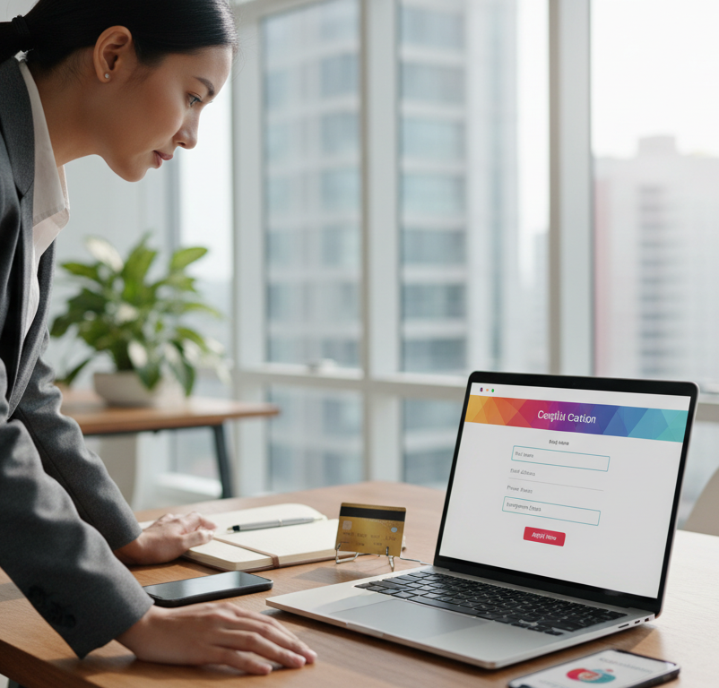 online credit card process