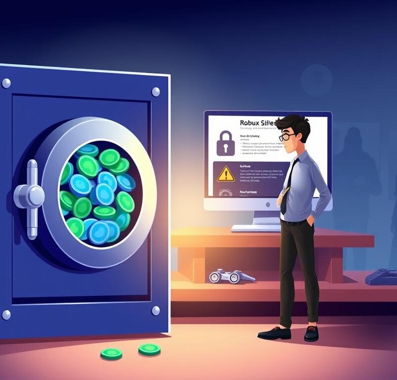 Robux safety and how to protect account